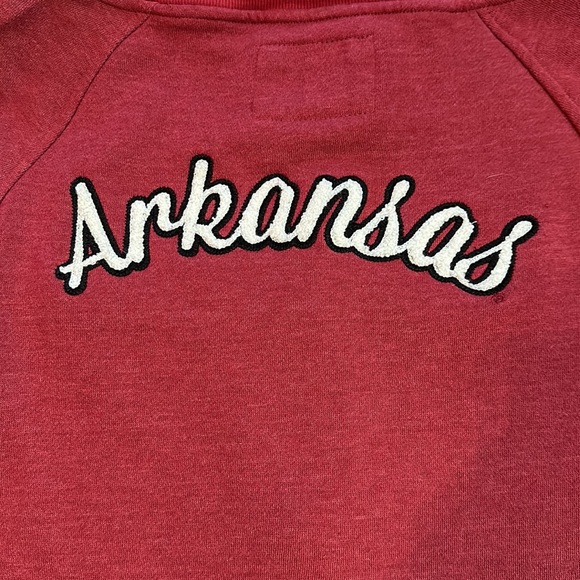 Colosseum Athletics Arkansas Razorbacks Ladies Full Zip Fleece Jacket - Picture 8 of 8